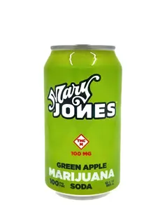 (0.1g) MARY JONES - DRINK - SODA - 100MG - GREEN APPLE - HYBRID