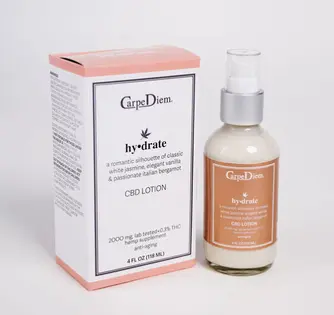 (4floz) Carpe Diem 2000mg Full Spectrum CBD Body Lotion - HYDRATE