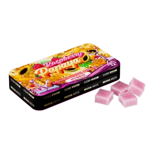 (4.375g) MUHA MEDS | 200MG HASH ROSIN GUMMIES | RASPBERRY PAPAYA | HYBRID