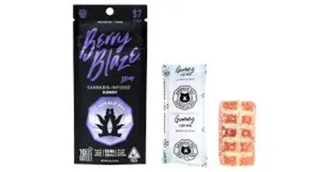 (0.1g) EMERALD SKY-BERRY BLAZE (1PC/100MG) GUMMY BAR [I]