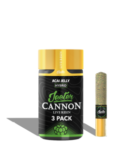 (1.5g) ALLEY OOP CANNON LIVE RESIN INFUSED PREROLL 3-PACK
