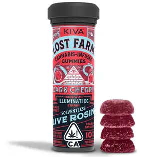 (each) Dark Cherry x Illuminati OG Live Rosin Gummies - 100mg