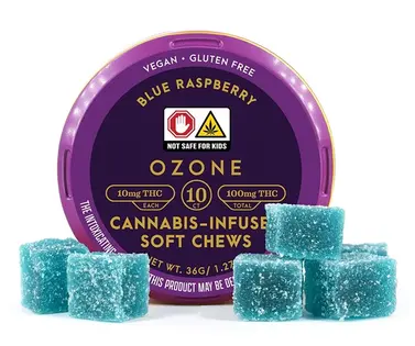 (each) Blue Raspberry | Soft Chews | 100MG