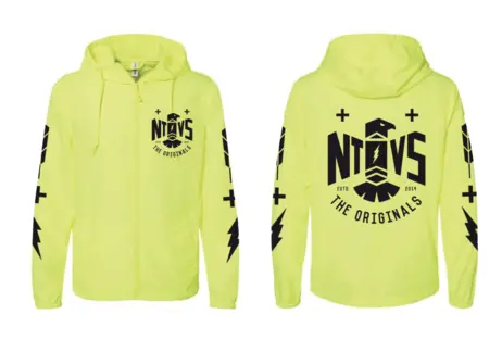 (each) The NTVs Thunderbird Windbreaker - Safety Yellow - X-Large