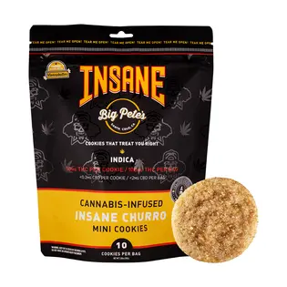 (each) Insane Churro - Indica [10pk] (100mg)
