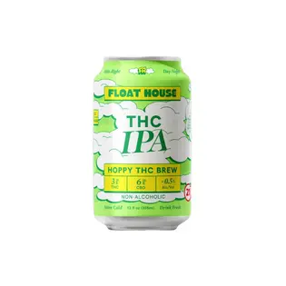 (each) Float House - THC IPA 12oz (3mg THC 6mg CBD)