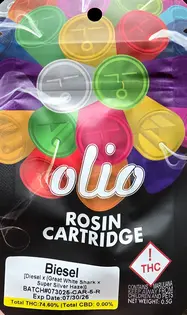 (g) Olio | 500mg Live Rosin Cartridge - Biesel