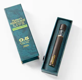 (each) Nature's Heritage - Guicy Banger Live Resin Disposable (0.5g)