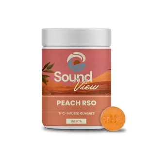 (each) SoundView Peach RSO Gummies 90.8mg | 00062