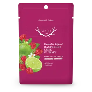 (each) Raspberry Lime Single Gummy 100mg