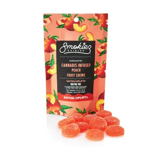 (each) SMOKIEZ GUMMY SWEET PEACH (S) [10PK] 100MG
