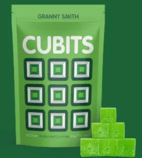 (each) CUBITS - Granny Smith Edibles 5mg 20 pack [H]