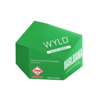 (each) Wyld: Gummies | Sour Apple | 300mg | 10pk