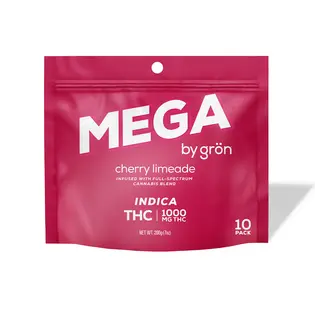 (each) Gron: Gummies | Cherry Limeade | Mega | 1000mg | 10pk