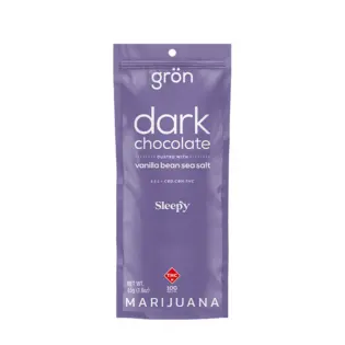 (each) Sleepy Indica Dark Chocolate w/ Vanilla Bean Sea Salt 1:1:1 THC:CBD:CBN | 100mg