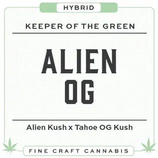 (g) Alien O.G. Kush Pre Roll