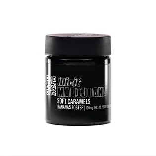 (each) Banana's Foster | Soft Caramels 100mg