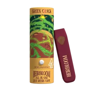 (g) HEIRBLOOM - READY TO USE VAPORIZER [0.5G] GREEN CRACK
