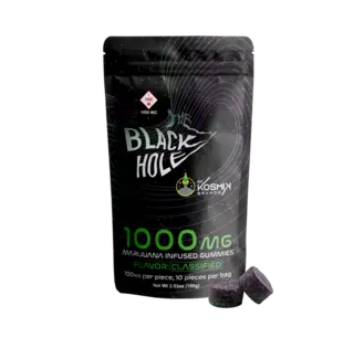 (each) Black Hole: Green Blackberry & Cream Gummies 10pk