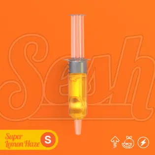 (each) SESH - Super Lemon Haze (S) 1000mg Distillate Syringe