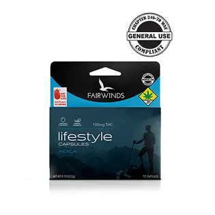 (each) Lifestyle Indica [10pk] (100mg THC)