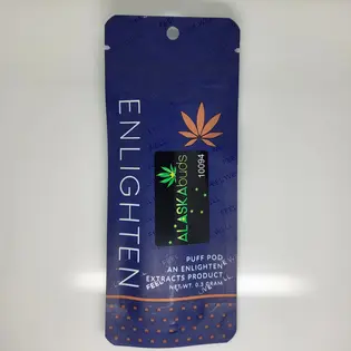 (g) Watermelon Zkittles 0.3g Disposable Cartridge 87.65% THC by Enlighten