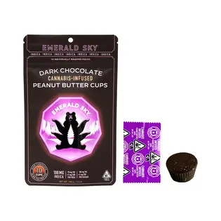 (each) Dark Chocolate Indica Sleep Peanut Butter Cups - 100mg