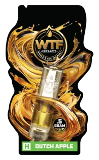 (each) WTF - Cartridge Distillate - Dutch Apple (H) (0.5g)