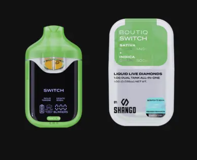 (each) Boutiq - Switch Dual Tank AIO Live Diamonds - Sour Tangie (S) X Grape Soda (I) (1.0g)