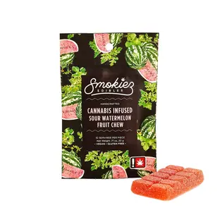 (each) Smokiez 1pc - Sour Watermelon THC 100mg