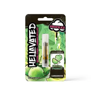 (each) Hellavated | Vape Cart | Melon Sherbert | 1000mg