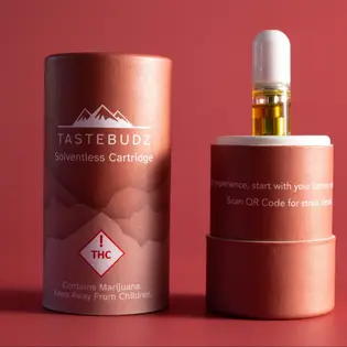 (g) TasteBudz -  Live ROSIN Cartridge -  .5G Sativa Ripend Citrus