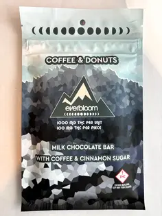 (g) Everbloom - 1000mg Coffee & Donuts Milk Chocolate Bar