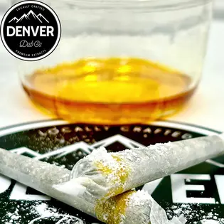 (g) Denver Dab Co. - 1G Red Runtz Live Resin Infused Pre Roll