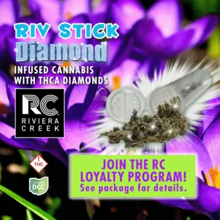 (g) Riv Stick Diamond THCa Infused Cannabis Blend (0.5g)