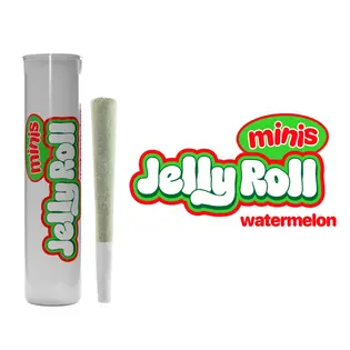 (g) Jelly Roll Minis - Watermelon - 0.7G Infused PreRoll