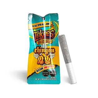 (g) Chingon OG Tokees Rosin Infused Pre-Roll