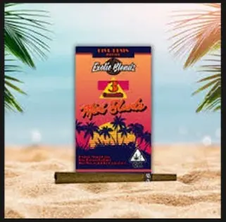 (each) EXOTIC BLENDZ *3 PACK MINI BLUNTS ( Sativa Hybrid )