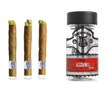 (each) El Bluntito Silver - Rojo - Hash Infused - .85g x 3pk