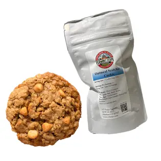 (each) Oatmeal Scotchie | 30mg THC l Vermont Terps Cannabis