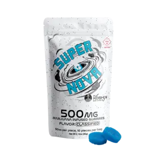 (each) KOSMIK - SUPERNOVA - GUMMIES - 500MG - 10PK - BLUE - BLUE RASPBERRY LEMONADE