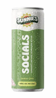 (each) Lemon Lime Sparkling Water | Carbonated Drink | 10mg