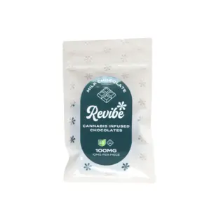 (each) Revibe - Milk Chocolate Squares 10pk - 100mg