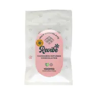 (each) Revibe - Sugar Free - Milk Chocolate Squares 10pk - 100mg