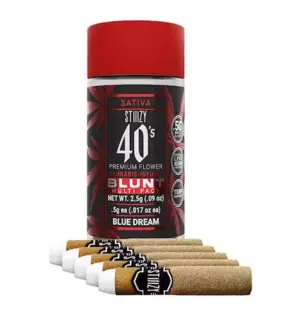 (each) Stiiizy - Blue Dream 40's Mini Infused Blunts 5pk 2.5g